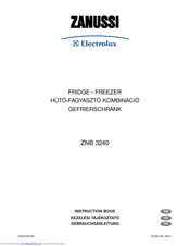 Zanussi Electrolux ZNB 3240 Instruction Book