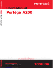 TOSHIBA Portege A200 User Manual