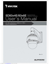 Vivotek Supreme SD8324E User Manual