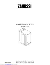 Zanussi ZWA 5130 Instruction Manual
