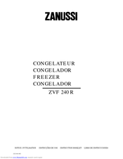 Zanussi ZVF 240 R Instruction Booklet