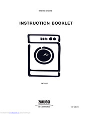 Zanussi Electrolux ZWF 14109 Instruction Booklet