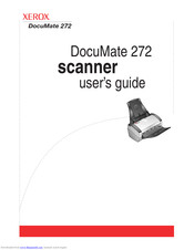 Xerox DocuMate 272 User Manual
