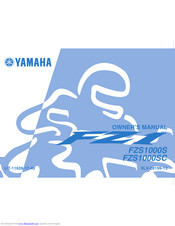 Yamaha FAZER FZS1000S Owner's Manual