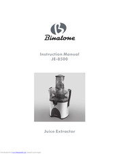 Binatone JE-8500 Instruction Manual