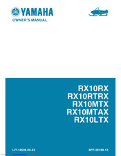 Yamaha RX10MTAX Owner's Manual