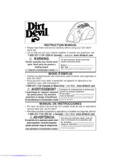 Dirt Devil Hand Vac Instruction Manual