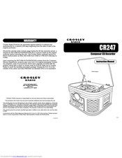 Crosley Composer CD Recorder CR247 Instruction Manual