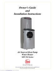 Rheem MPi 554 Series Owner's Manual And Installation Instructions