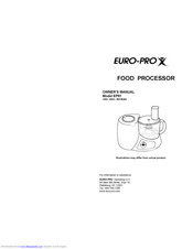 Euro-Pro EP91 Owner's Manual