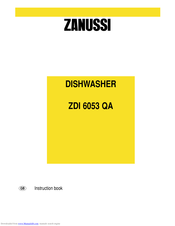 ZANUSSI ZDI 6053 QA Instruction Book