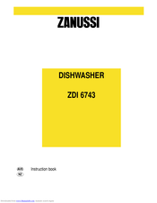 ZANUSSI ZDI 6743 Instruction Book