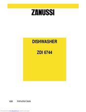 ZANUSSI ZDI 6744 Instruction Book