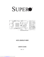 Supero AOC-USASLP-H8iR User Manual
