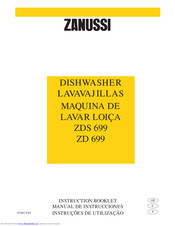 ZANUSSI ZDS 699 Instruction Booklet