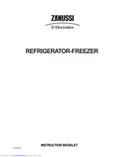 Zanussi Electrolux REFRIGERATOR-FREEZER Instruction Booklet