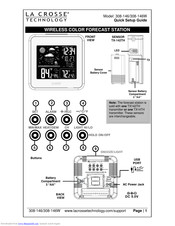 La Crosse Technology 308-146W Quick Setup Manual