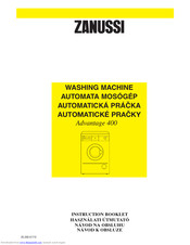 ZANUSSI ADVANTAGE500 Instruction Booklet