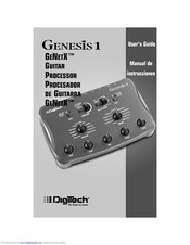 DigiTech Genesis 1 User Manual