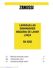 ZANUSSI DA6252 Instruction Book