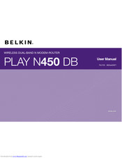 Belkin N450 DB User Manual
