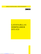 ZANUSSI DTI 4725 Instruction Booklet