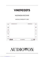 Audiovox VME9020TS Manual & Warranty