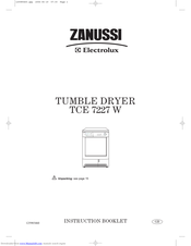 Zanussi Electrolux TCE7227W Instruction Booklet