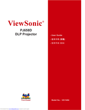 ViewSonic J658D User Manual