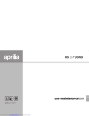 APRILIA RS 50 TUONO Use And Maintenance Book