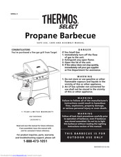 Thermos 461669906 Care And Assembly Manual