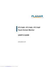 Planar PT1745S User Manual