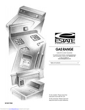 Estate Estate W10017560 Use And Care Manual