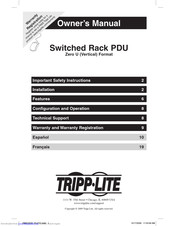 Tripp Lite Switched Rack PDU Owner's Manual