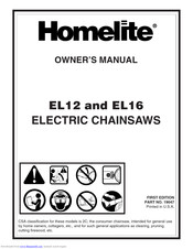 Homelite EL12 Owner's Manual