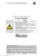 Directed Electronics Smart start User Manual