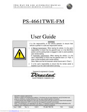 Directed Electronics PS-4661TWE-FM User Manual