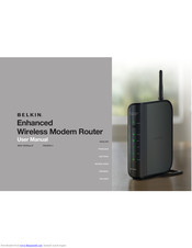 Belkin Enhanced Wireless Modem Router User Manual