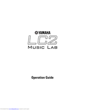 Yamaha LC2 Music Lab Operation Manual