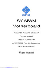 SOYO SY-6IWM User Manual