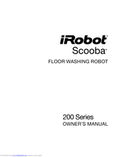 iRobot Scooba 200 Series Ownsers Manual