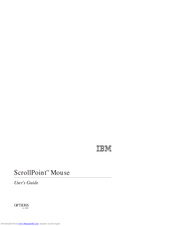 IBM ScrollPoint User Manual