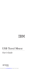 IBM USB Travel Mouse User Manual