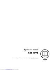 Husqvarna 425 BVS Operator's Manual