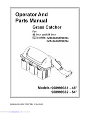 Husqvarna 968999362 Operator And Parts Manual