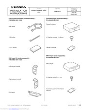 Honda 08A03-5E1-001 Installation Instructions Manual