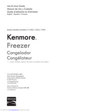 Kenmore 14782 Use & Care Manual