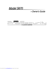Clarion UNGO Pro Security S670 Owner's Manual