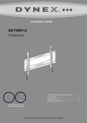 Dynex DX-TVM112 Assembly Manual