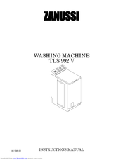 ZANUSSI TLS992V Instruction Manual